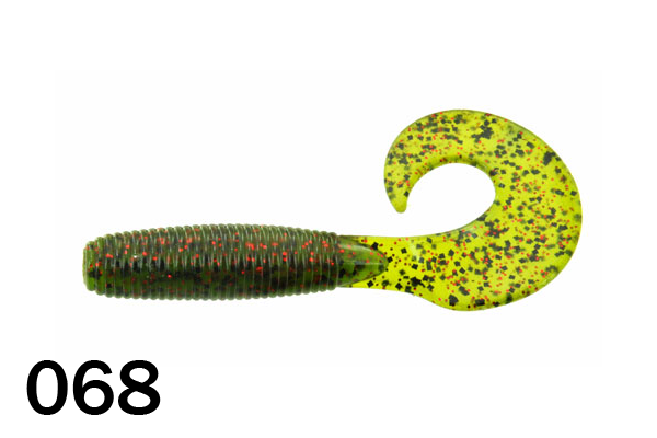  25ct Yellow White Chartreuse 3 Curly Tail GRUBS Bass Fishing  Lures Walleye Baits : Sports & Outdoors