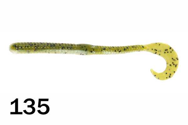Bitter's 6 Worm is great for heavily pressured bass or when a smaller bait  will put some fish in the boat.
