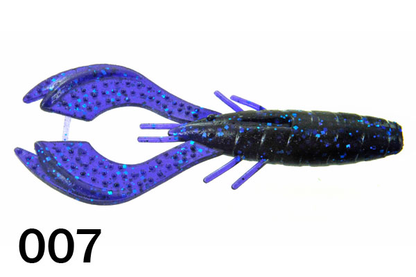 Zoom 6″ Lizard Black/Chartreuse Tail – 129 Fishing