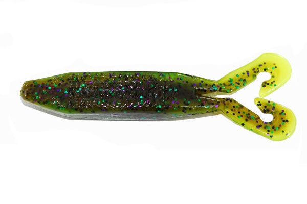 Bitter's Buzz'N Gator is designed to be Texas-rigged with a 5/0 or 6/0  Gamakatsu EWG Superline hook.